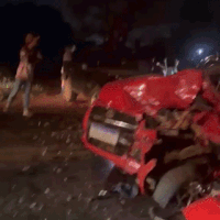 Colisão na MS-384 resulta em feridos e bloqueio total da rodovia