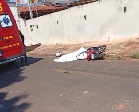 Tragédia em Ivinhema: acidente entre caminhão e motocicleta resulta em morte