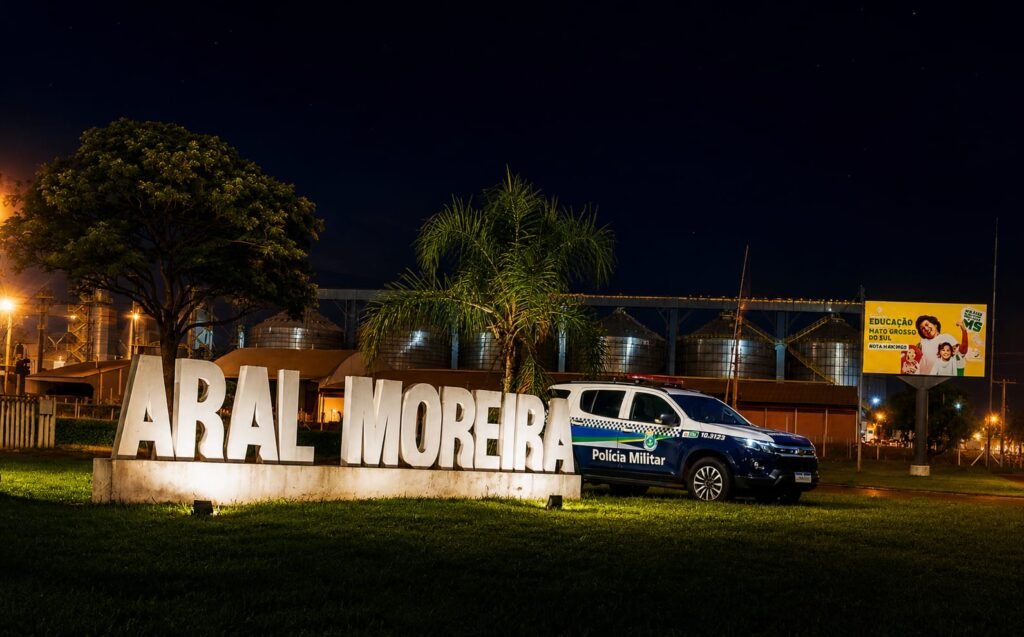 Intervenção da Polícia Militar em Aral Moreira resulta em condução de casal à delegacia