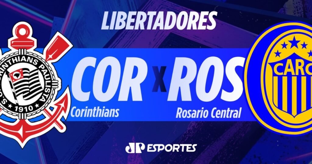 Corinthians enfrenta Rosario Central em duelo decisivo pela Libertadores